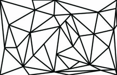 Polygon vector icon on a white backgroundのイラスト素材