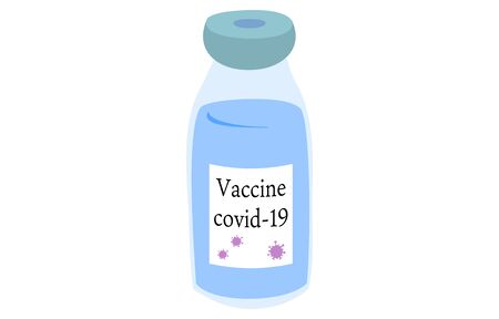 Image illustration of coronavirus vaccineのイラスト素材