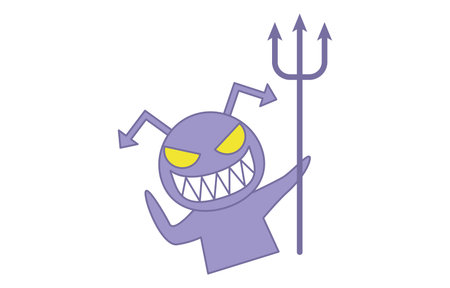 Cute image illustration of active caries