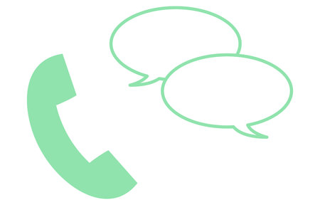 Image illustration of telephone consultationのイラスト素材