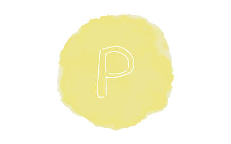 Handwritten simple icon illustration: Parkingのイラスト素材