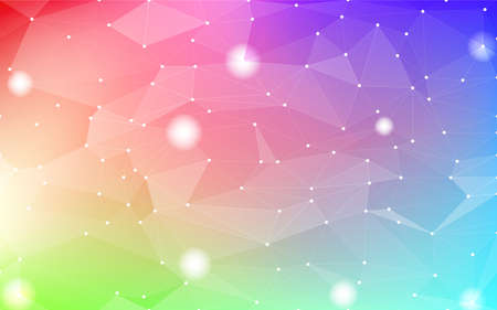 Background material, polygon-like rainbow gradientのイラスト素材
