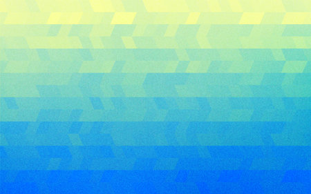 Background material: Geometric pattern of pale yellow-green and blue gradation