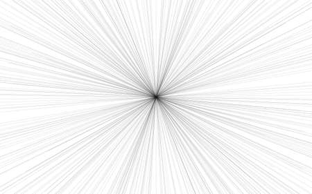 Abstract background, effect line radiating from gray centerのイラスト素材