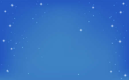 Stars Twinkling In The Night Sky Backgroundのイラスト素材