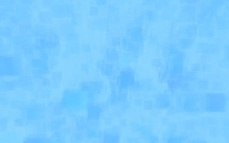 Summer sea image, blurred cube abstract