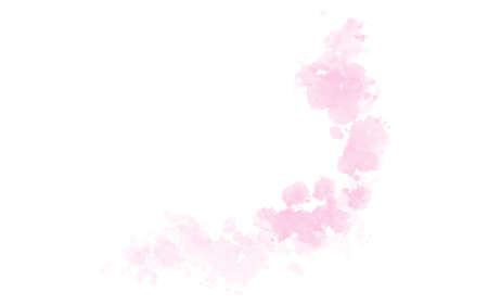 Watercolour accoutrements, pale pink splashes.のイラスト素材