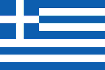 The national flag of the world, Greeceのイラスト素材
