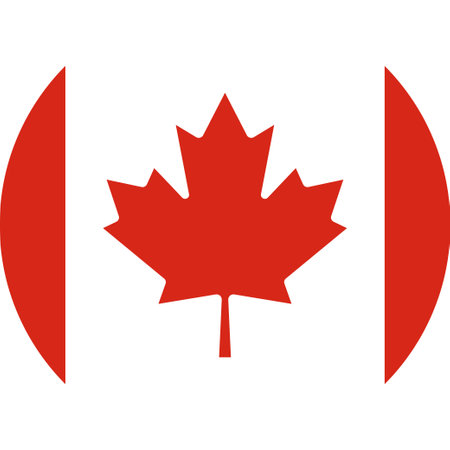 The national flag of the world, Canadaのイラスト素材
