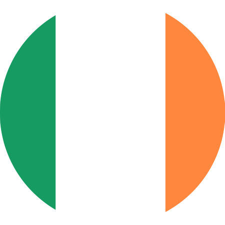 The national flag of the world, Irelandのイラスト素材