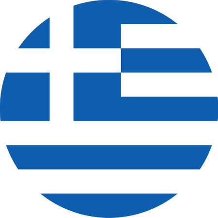 The national flag of the world, Greeceのイラスト素材
