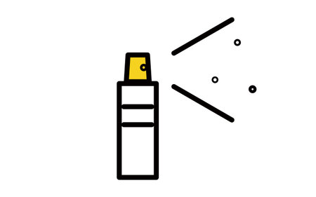 AGA (thinning hair treatment) application, spray type icon, image of AGAのイラスト素材