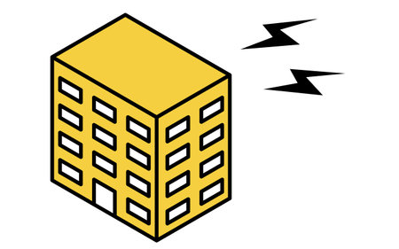 Image icon of a car truck making noise, Vector Illustrationのイラスト素材