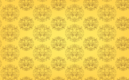 Seamless Pattern Backgrounds, Islamic Damask Pattern, Vector Illustrationのイラスト素材