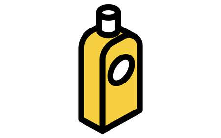 Bathing: shampoo bottle, isometric illustration, Vector Illustrationのイラスト素材