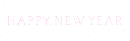 HAPPY NEW YEAR and cherry blossom snowstorm, Vector Illustrationのイラスト素材