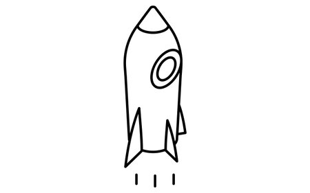Business icons for rocket launches, target and goal achievement, and goal, isometric illustrations, Vector Illustrationのイラスト素材