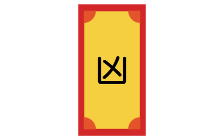 Omikuji, the icon of bad luck - Translation: bad luckのイラスト素材