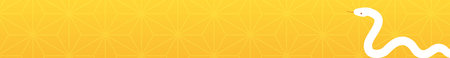 New Year's First Banner for the Year of the Snake 2025, Vector Illustrationのイラスト素材