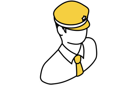Security Guards, Crime Prevention and Home Security Isometric Icon, Vector Illustrationのイラスト素材