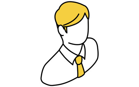 Men in ties, Crime Prevention and Home Security Isometric Icon, Vector Illustrationのイラスト素材