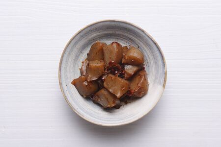 Sweet and spicy boiled Konjacの写真素材