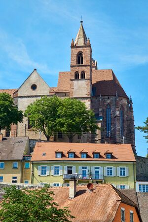 Views of the Stephans Cathedral in Breisach on the Upper Rhine in Baden-WÃ¼rttembergの写真素材