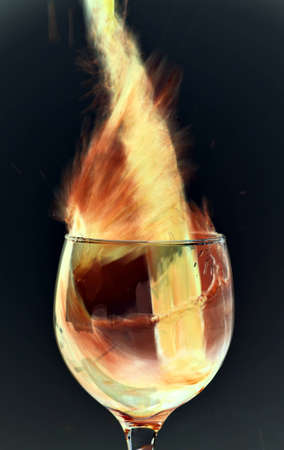 Fire Wine の写真素材