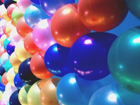 Pool party with ballonsの素材