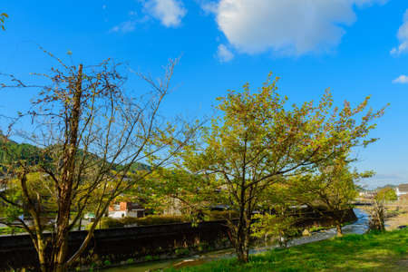 Scenery of Yu Onsen, Mayor of Takeda, Oita Prefectureのeditorial素材