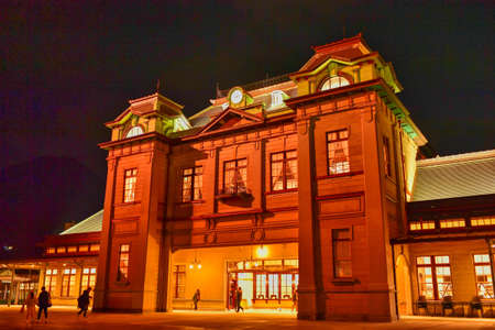 Mojiko Station Candle Nightの写真素材