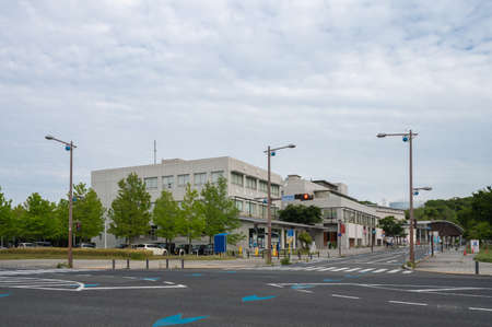 Urban landscape of Kitakyushu Academic Research Cityの写真素材