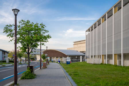 Urban landscape of Kitakyushu Academic Research Cityの写真素材