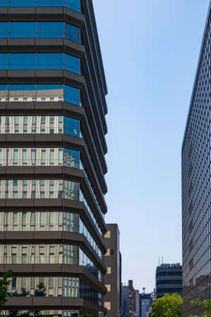 Cityscape around Hakata Station in Fukuoka Cityのeditorial素材