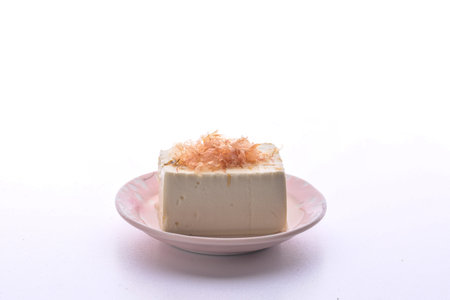 White cold on a plateの写真素材
