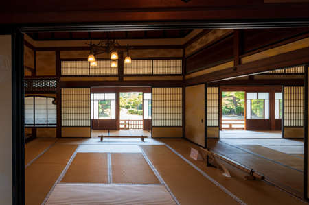 Hofu City, Yamaguchi Prefecture, Japan, photographed on October 15, 2021 Former Choshu Domain Lord Mohri family main residence of a historical buildingãのeditorial素材