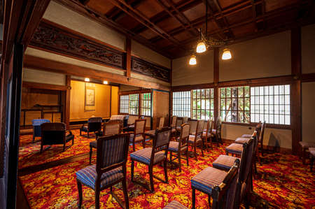 Hofu City, Yamaguchi Prefecture, Japan, photographed on October 15, 2021 Former Choshu Domain Lord Mohri family main residence of a historical buildingãのeditorial素材