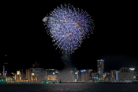 Wacshoi Million Summer Festival Eve Festival Fireworks Festival 2022の写真素材