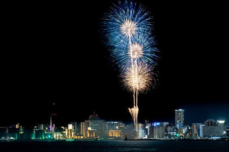 Wacshoi Million Summer Festival Eve Festival Fireworks Festival 2022の写真素材