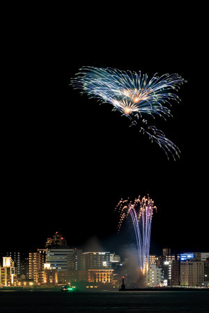 Wacshoi Million Summer Festival Eve Festival Fireworks Festival 2022の写真素材