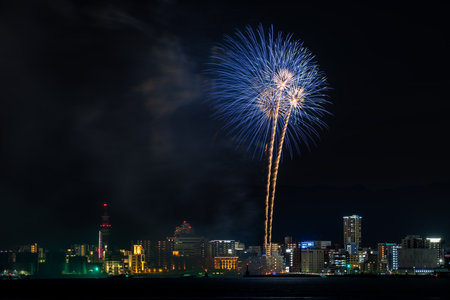 Wacshoi Million Summer Festival Eve Festival Fireworks Festival 2022の写真素材