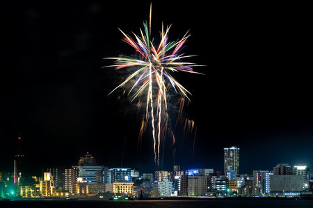 Wacshoi Million Summer Festival Eve Festival Fireworks Festival 2022の写真素材