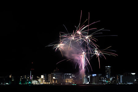 Wacshoi Million Summer Festival Eve Festival Fireworks Festival 2022の写真素材
