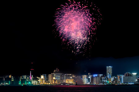 Wacshoi Million Summer Festival Eve Festival Fireworks Festival 2022の写真素材