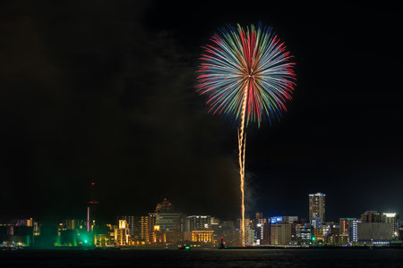 Wacshoi Million Summer Festival Eve Festival Fireworks Festival 2022の写真素材