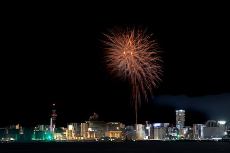 Wacshoi Million Summer Festival Eve Festival Fireworks Festival 2022の写真素材