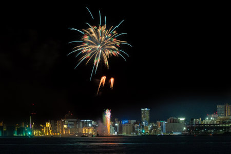 Wacshoi Million Summer Festival Eve Festival Fireworks Festival 2022の写真素材