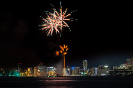 Wacshoi Million Summer Festival Eve Festival Fireworks Festival 2022の写真素材