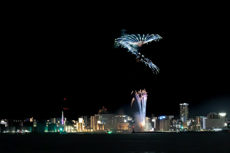 Wacshoi Million Summer Festival Eve Festival Fireworks Festival 2022の写真素材
