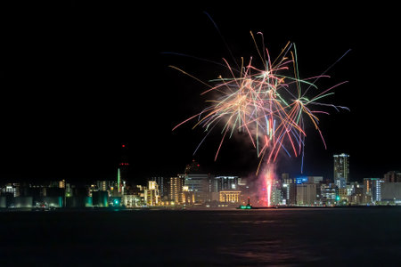 Wacshoi Million Summer Festival Eve Festival Fireworks Festival 2022の写真素材